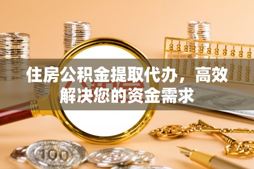 万峦住房公积金提取代办，高效解决您的资金需求